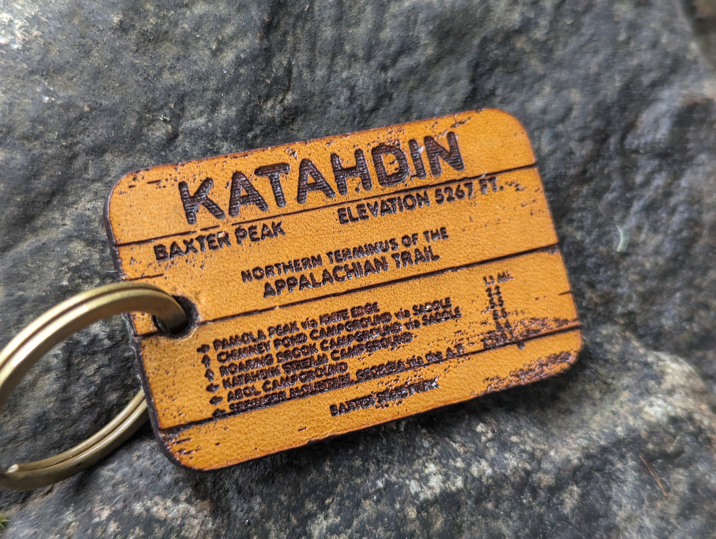 Katahdin Leather Keychains