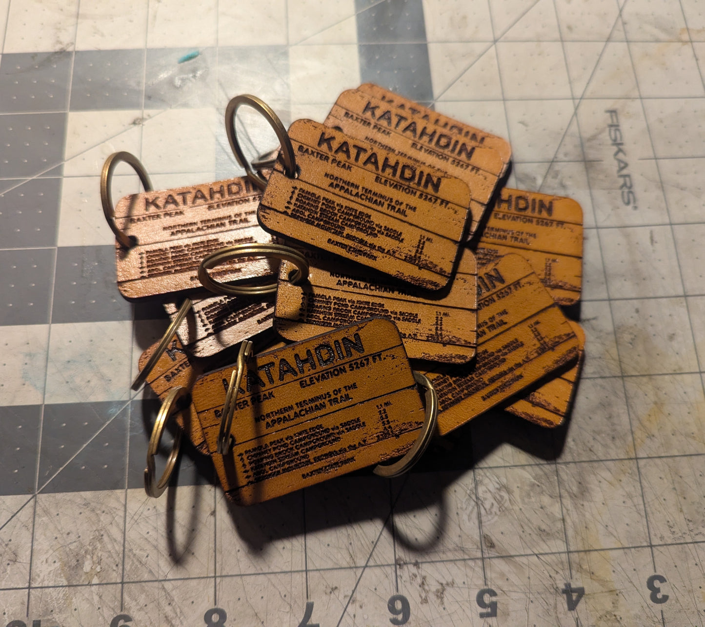 Katahdin Leather Keychains