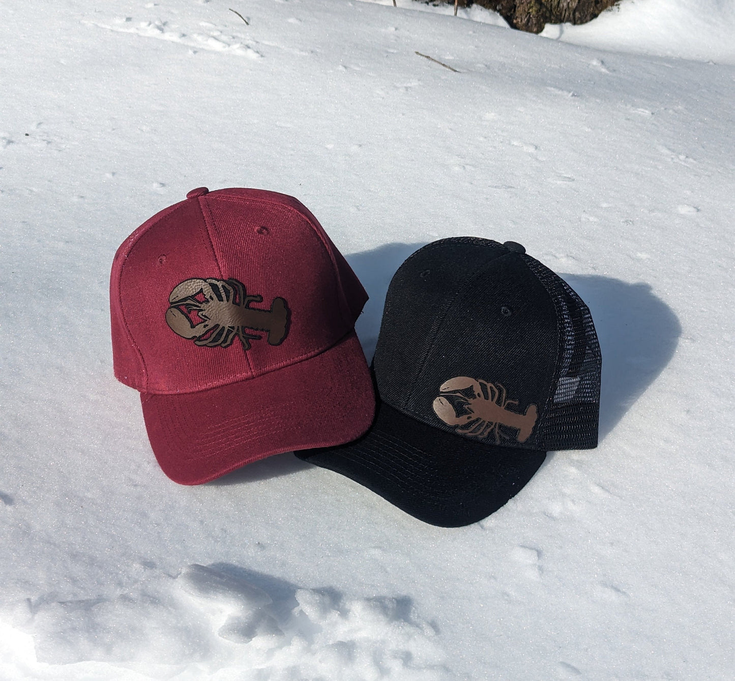 Lobster Leather Patch Hat | Maine Made